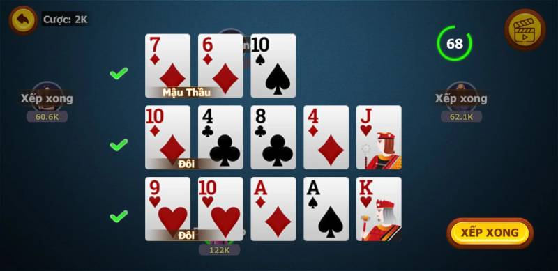 Cách Xếp Bài Mậu Binh Để Luôn Có Lợi Thế Trong Ván Đấu 6 Kinh nghiệm xếp bài mậu binh hiệu quả